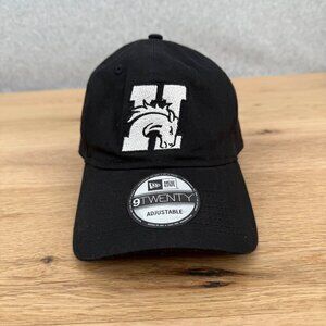 New Era Hamilton Broncs Cap Hat OS Black White Logo Adjustable Montana NWOT